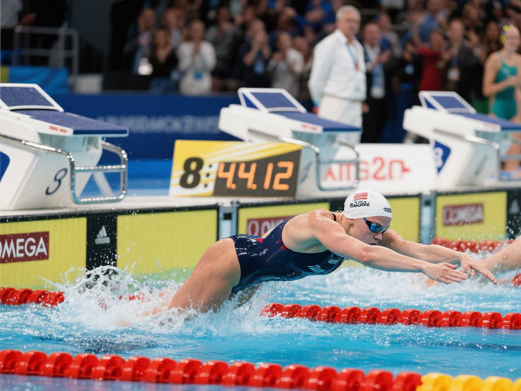 惊人8分4秒12!莱德基刷新女子800米自由泳世界纪录,奥运9金加冕! 惊人8分4秒12!莱德基刷新女子800米自由泳世界纪录,奥运9金加冕!